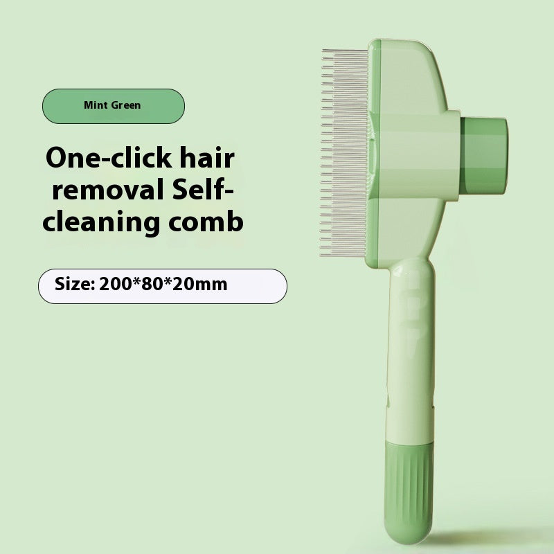 Professional Pet Comb For Dogs And Cats With Release Button Durable Grooming