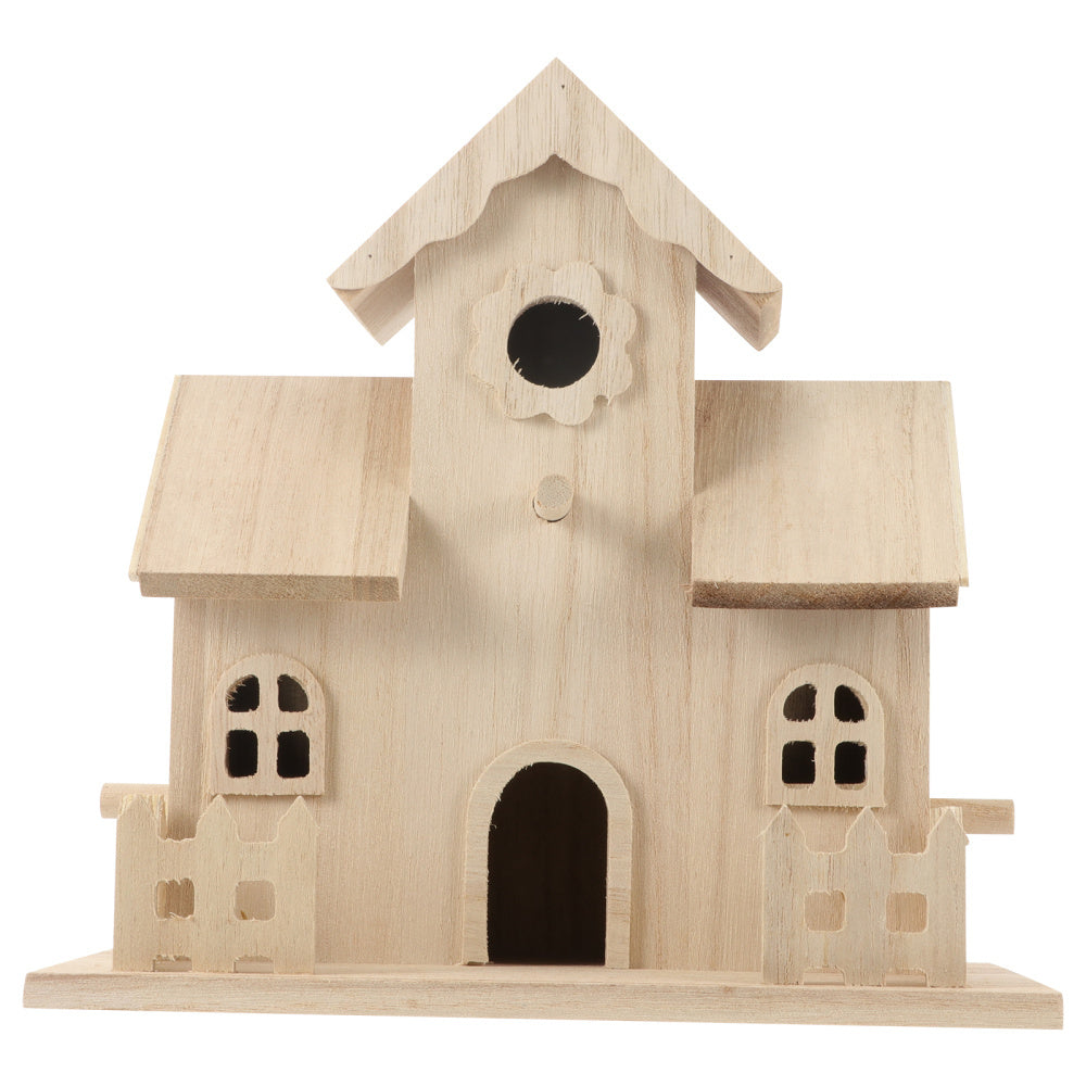 Creative Wooden Bird Nest Home Pendant