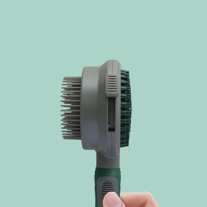 Pet Hair Removal Comb Brush Self Cleaning Slicker Brush Hair Removal Double-sided Massage