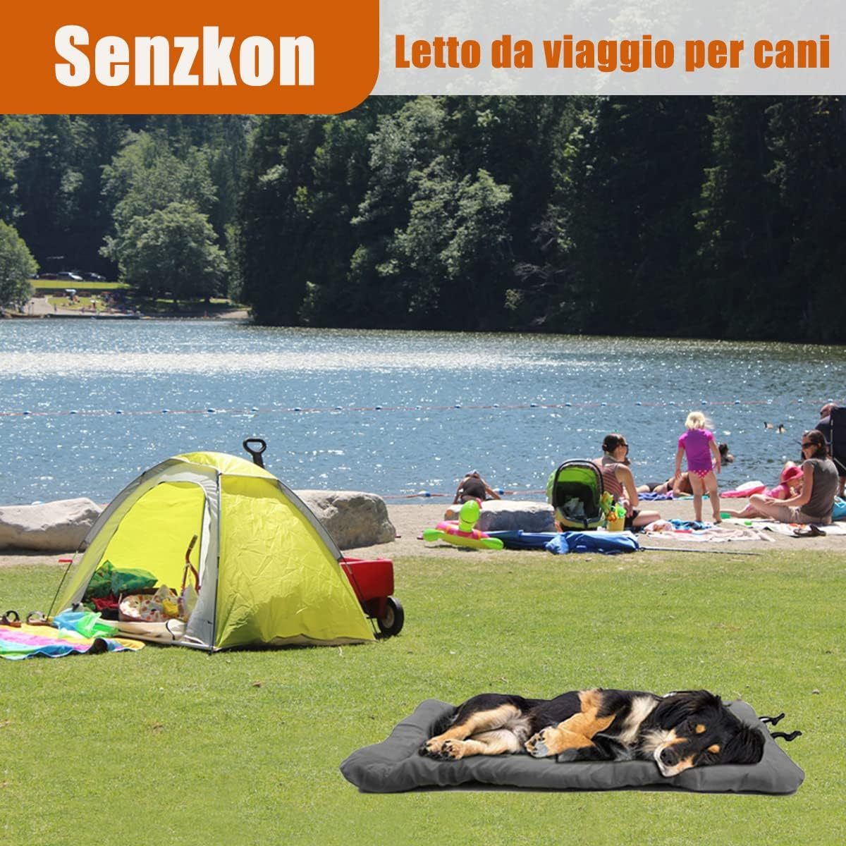 Outdoor Dog Bed Portable Camping Travel Dog Bed Waterproof Non-Slip Machine Washable For Small Medium And Large Dog And Cat