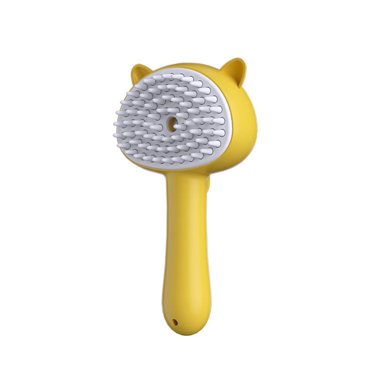 Pet Cleaning Brush With Mist Multifunctional Cat Grooming Brush Rechargeable