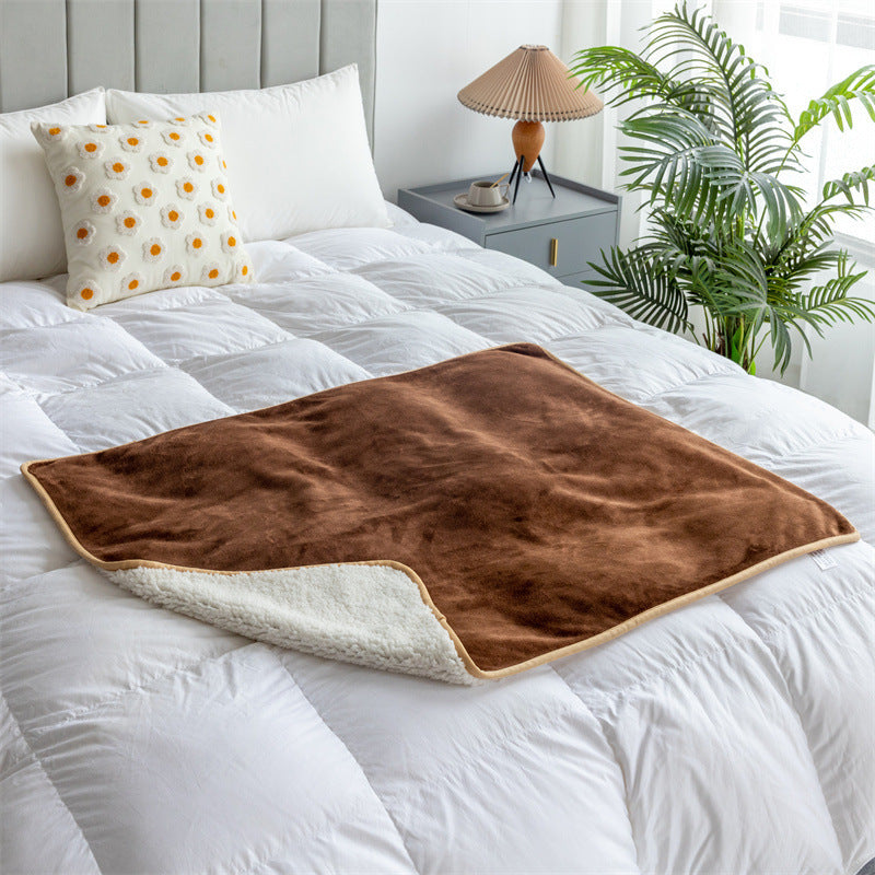 *Free Shipping Lambswool Pet Waterproof Blanket Urine Pad Reusable Washable