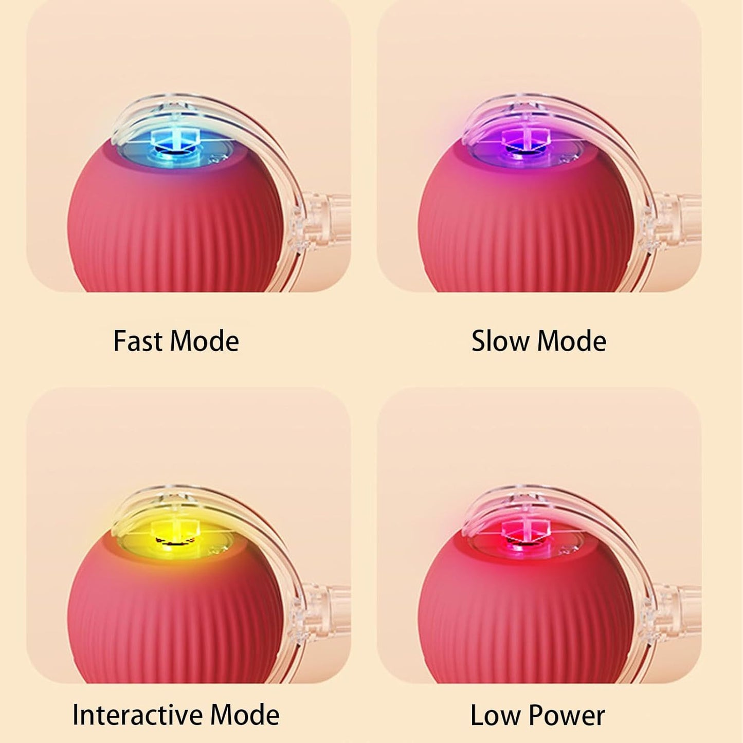 Rolling Ball For Interactive Dogs Smart Toy 360 Automatic Rolling
