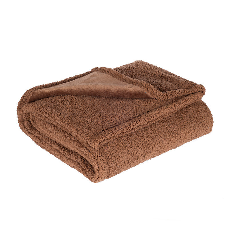 *Free Shipping Flannel Cotton Wool Sherpa Thick Pet Blanket Dog Kennel