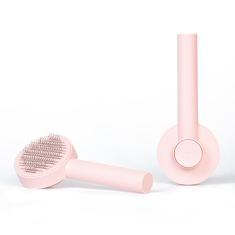 Pet Needle Comb Hair Remover Brush Self Cleaning Massage Brushes Grooming Supplies
