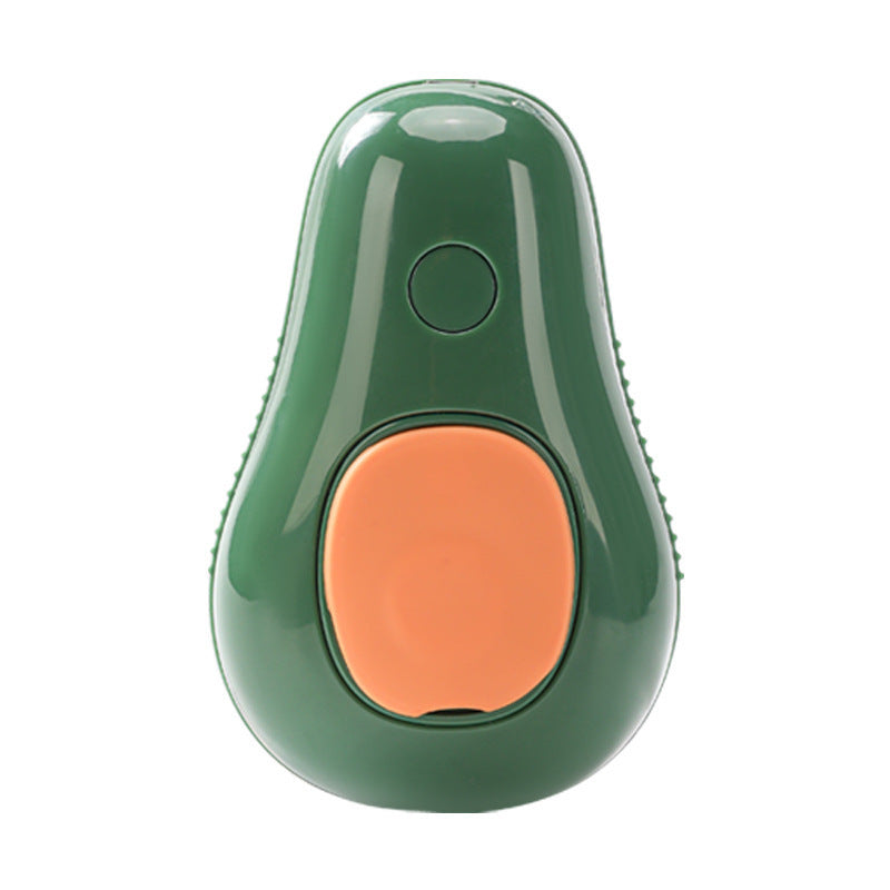 * Free Shipping Steamy Electric Cat Brush For Massage Avocado Shape Cat Grooming