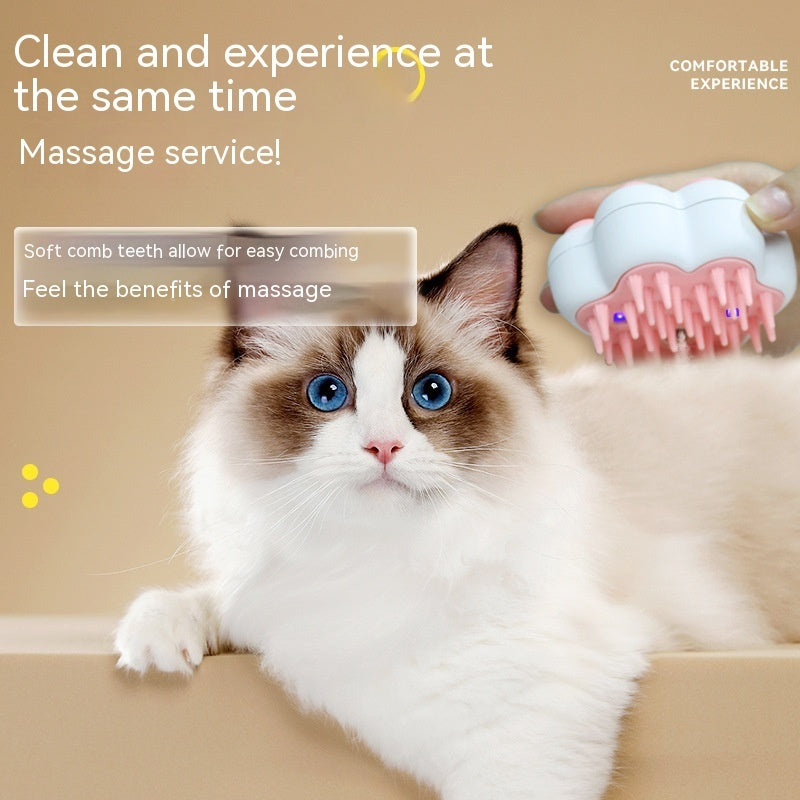 Pet Steam Hair Removal Comb Pet Steam Massage Comb Body Relax And Relieve Fatigue Grooming Comb For Puppy Pet Products