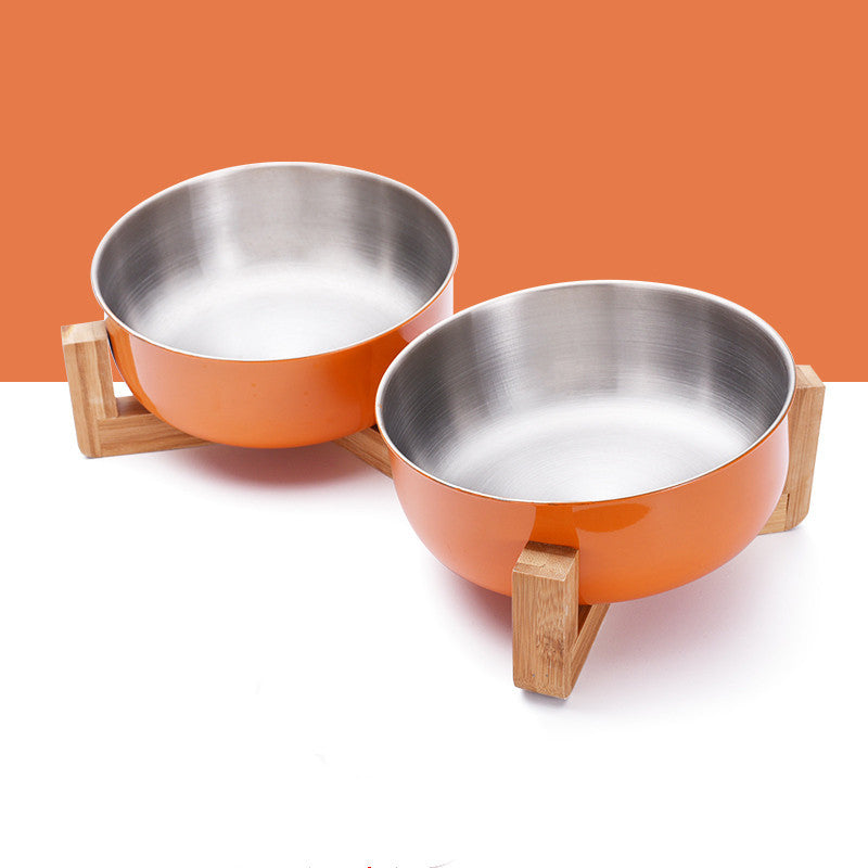 Neck Guard Stainless Steel Pet Bowl