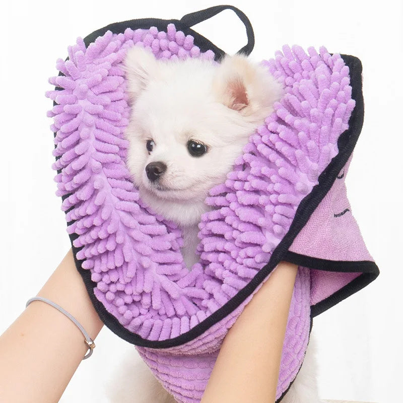 Absorbent Pet Towel, Microfiber Quickly Drying Your Dog Or Cat After Bath Time Washable