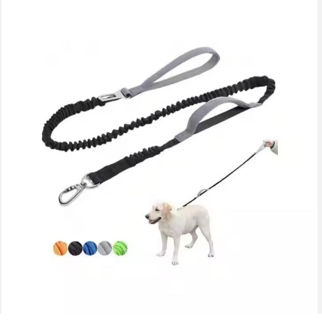 Heavy Duty Dog Leash With Padded Double Handle Car Seat Belts, 4-6 Feet Long