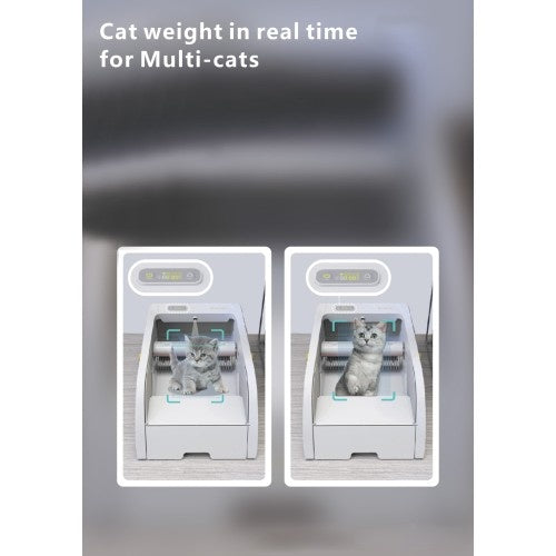 The Smart Litter Box Has A Wide Opening
