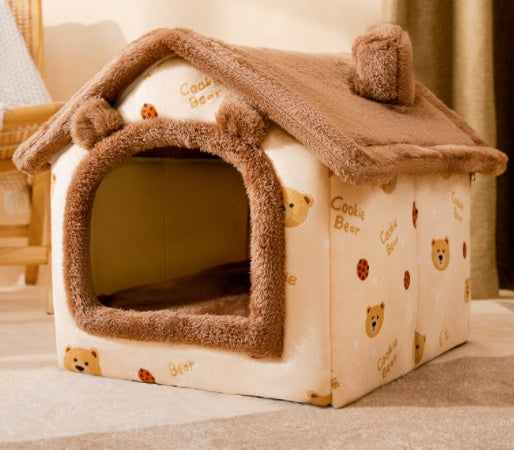 Foldable Pet Bed Winter Sofa Pets Supplies
