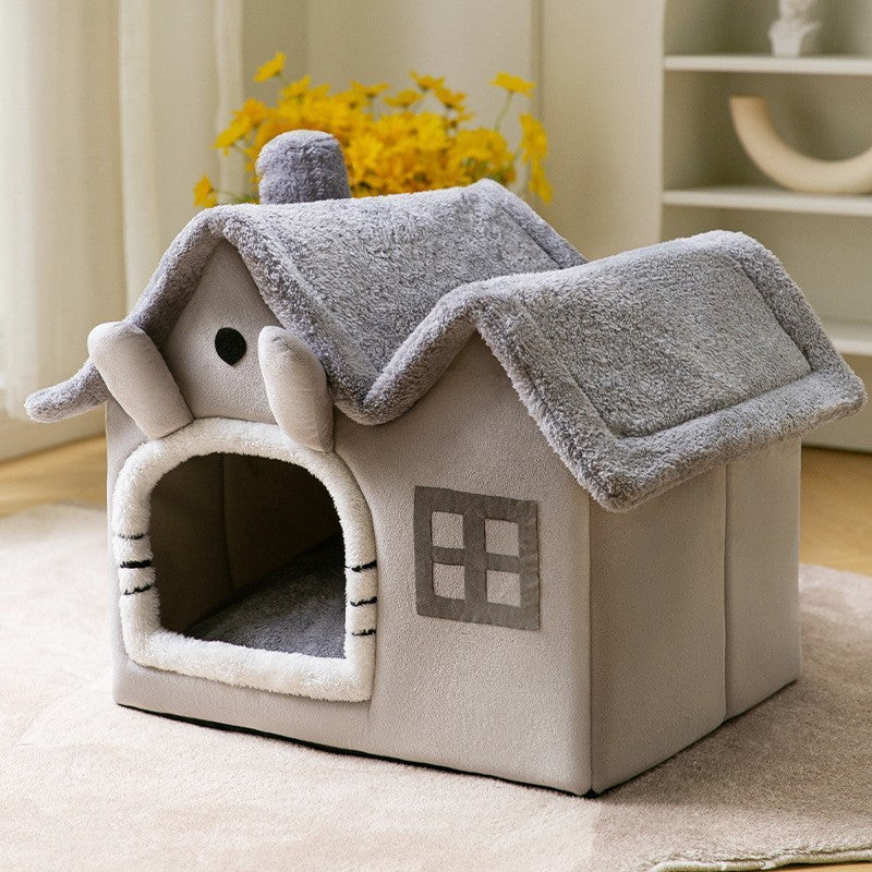Foldable Pet Bed Winter Sofa Pets Supplies
