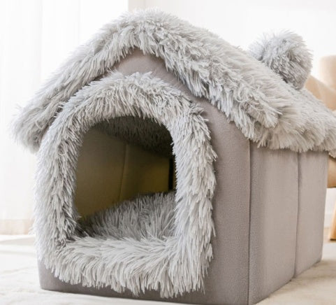 Foldable Pet Bed Winter Sofa Pets Supplies