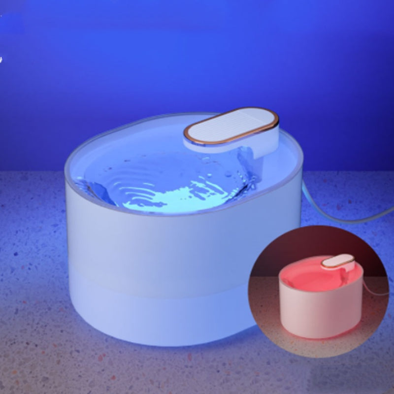 Automatic Water Fountain Mute Water Feeder Bowl USB Charge Auto Electric Feeder Drinking Dispenser For Cat or Dog