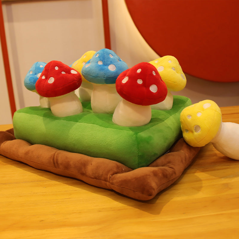 Lawn Plucking Radish Plush Pet Toys Vegetable Plot