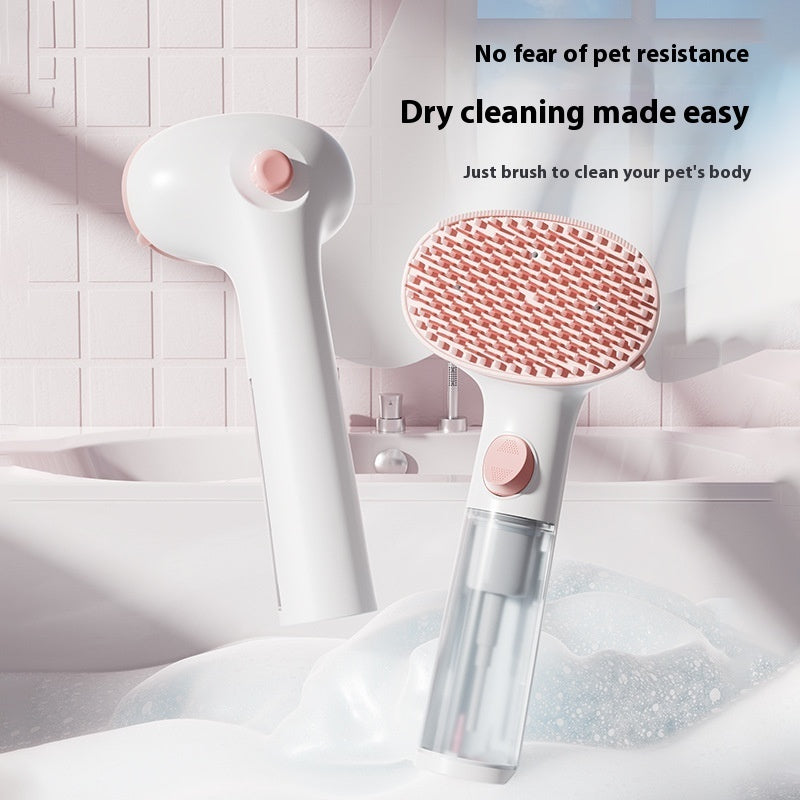 3 In 1 Pet Steam Brush Pet Cleaning Adjustable Comb Hair Removal Grooming Supplies