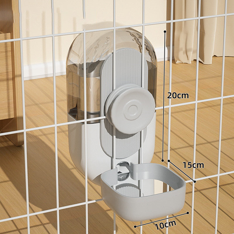Hanging Automatic Pet Food And Water Dispenser Auto Gravity For Cage Hanging