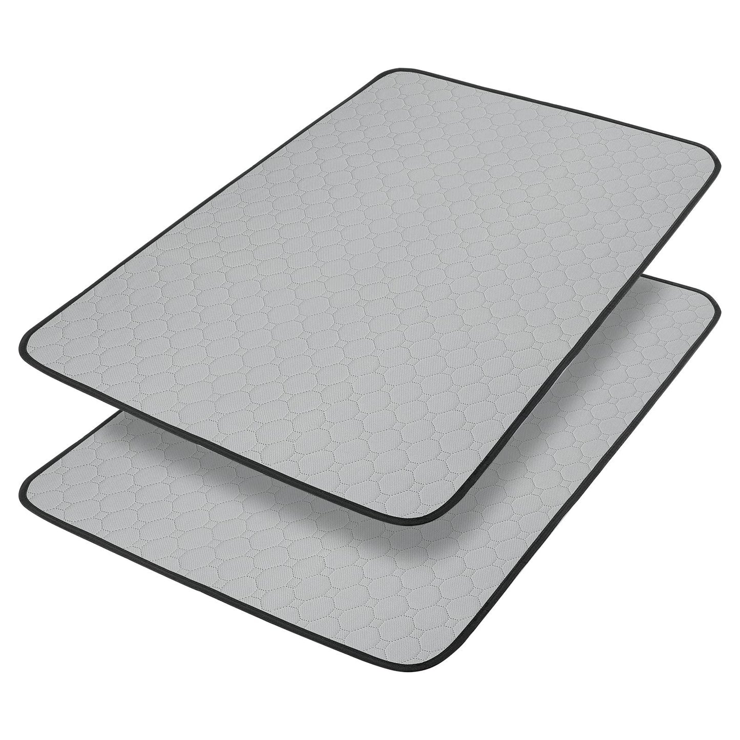 Washable Dog Urine Pad, Waterproof Toilet Training Mat, 89.5 X 59.2 Cm - 34.5 In X 23 In, Non-Slip Diaper For Puppies And Cats, 2 Packs