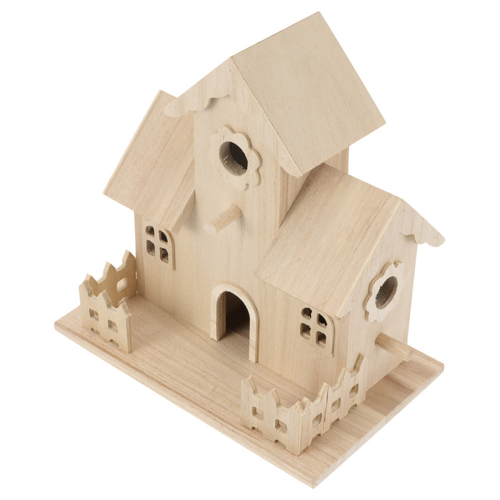 Creative Wooden Bird Nest Home Pendant