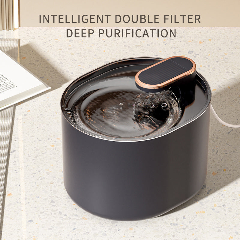 Automatic Water Fountain Mute Water Feeder Bowl USB Charge Auto Electric Feeder Drinking Dispenser For Cat or Dog