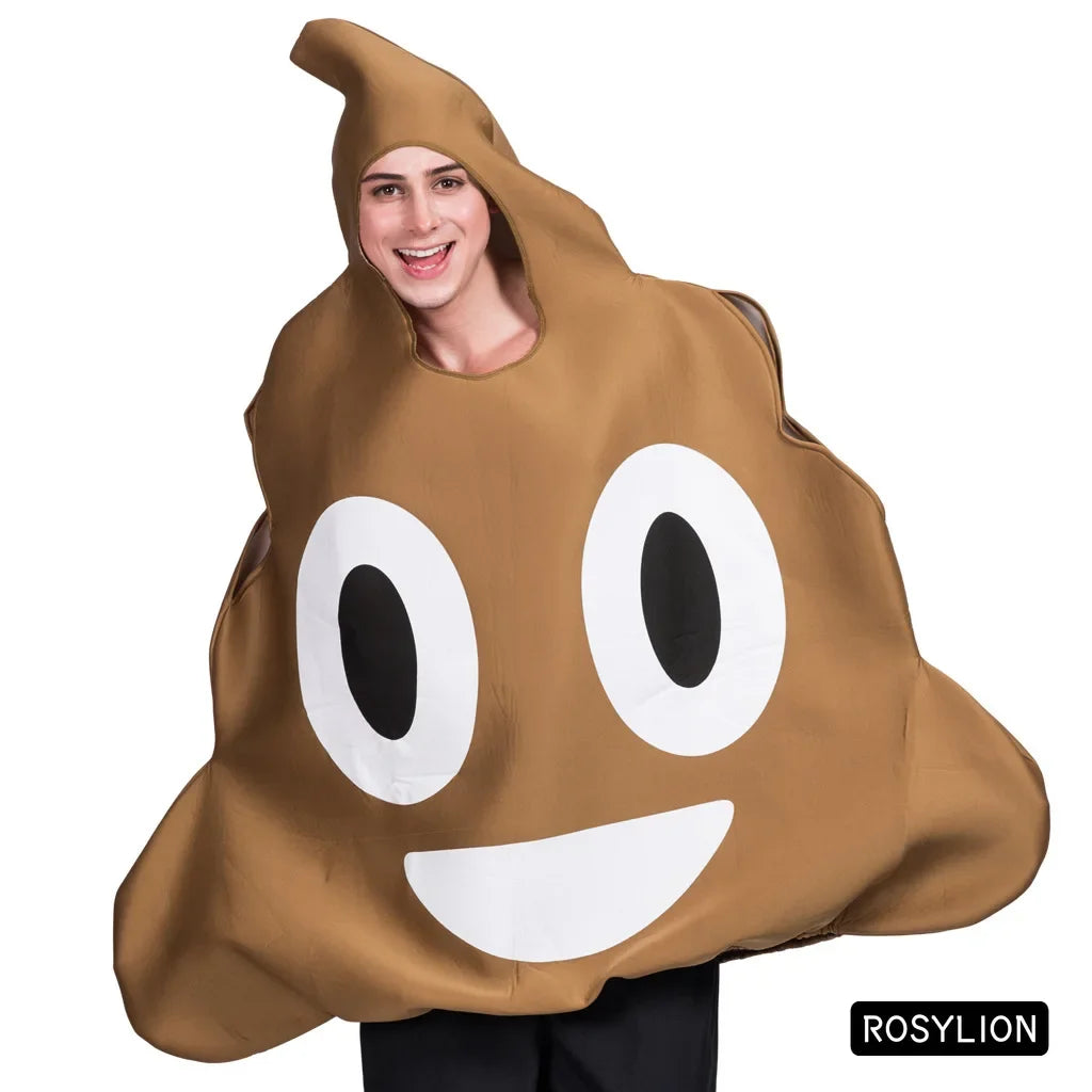 Funny Poop Prank Halloween Costume Mascot Clothes