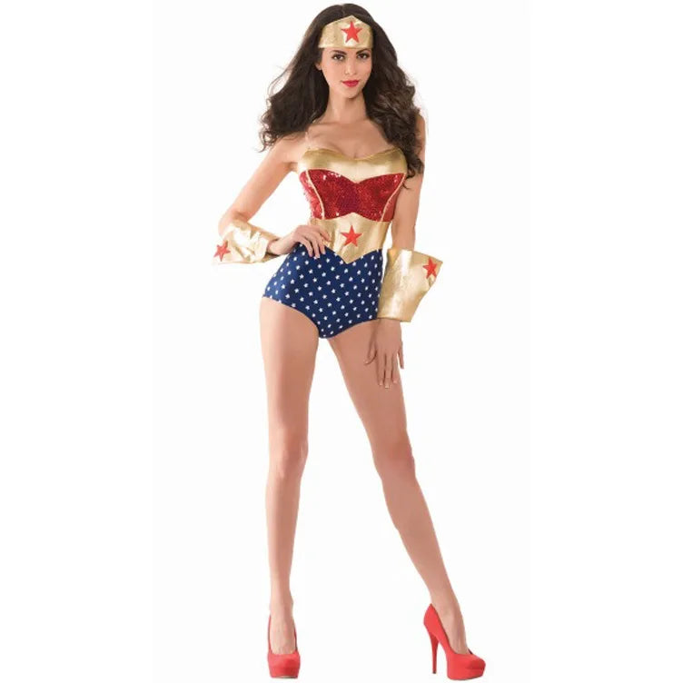 Wonder Woman Halloween Cosplay Costume *Free Shipping