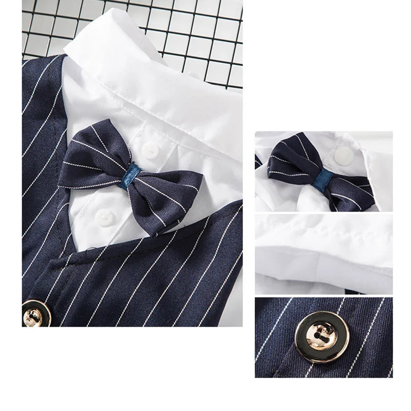 Handsome Cat Dog Suit Clothing for Cats Small Dogs Wedding Birthday *Free Shipping