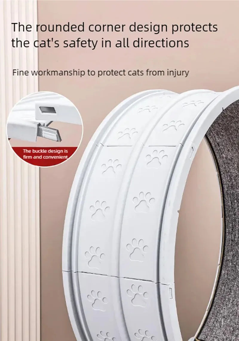 Pet treadmill fitness exercise, silent cat running wheel, *FREE SHIPPING