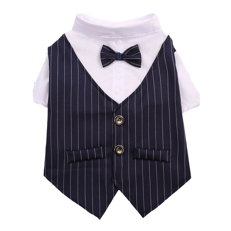 Handsome Cat Dog Suit Clothing for Cats Small Dogs Wedding Birthday *Free Shipping