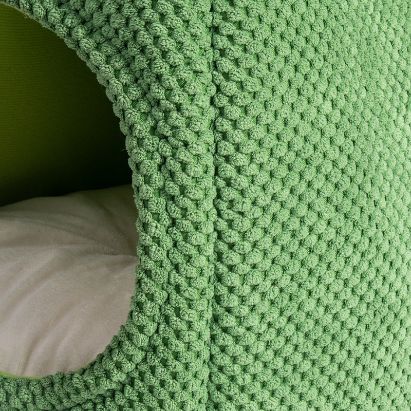 Cactus Cat Bed Warm Enclosed Kitten And Dog Nest Comfort Mat For Indoors