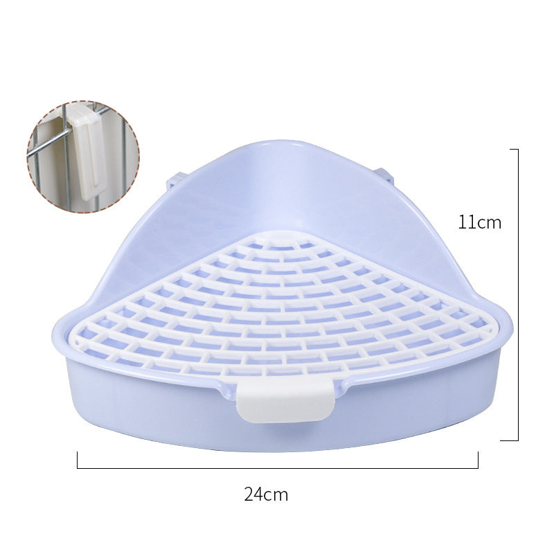 Rabbit Litter Box Bunny Corner Toilet Box Potty For Hamster Guinea Pig Ferret