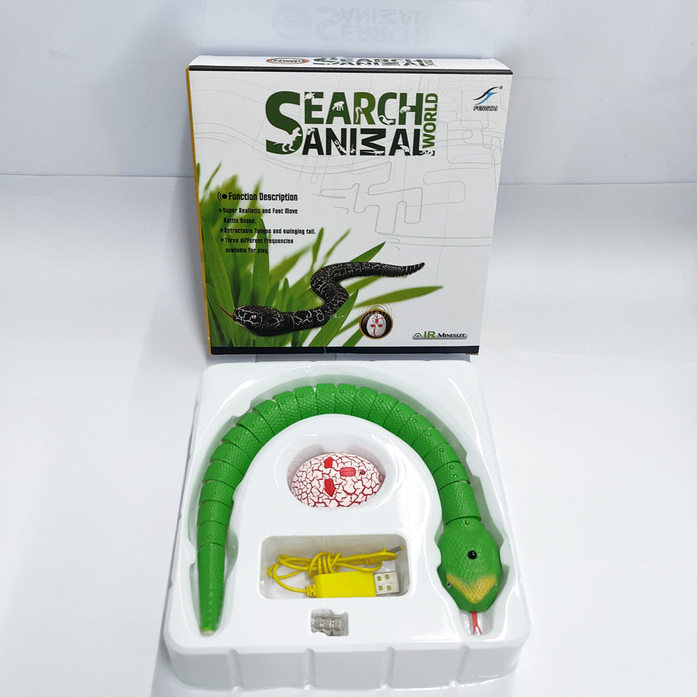 Automatic Eletronic Snake Cat Teasering Play USB Rechargeable Kitten Toys For Pet