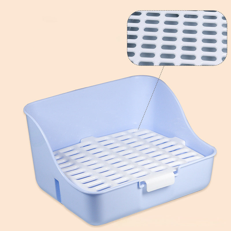 Rabbit Litter Box Bunny Corner Toilet Box Potty For Hamster Guinea Pig Ferret