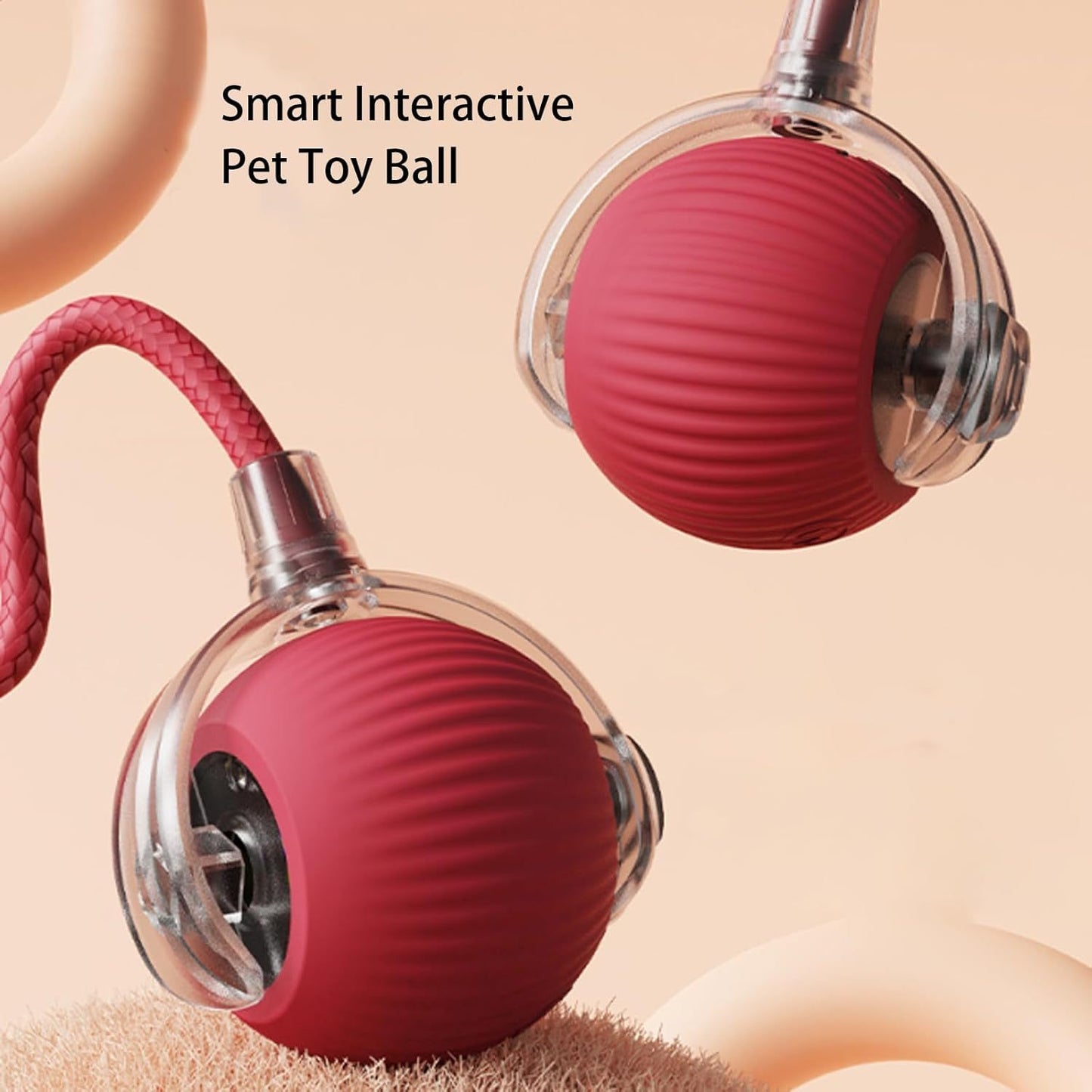 Rolling Ball For Interactive Dogs Smart Toy 360 Automatic Rolling