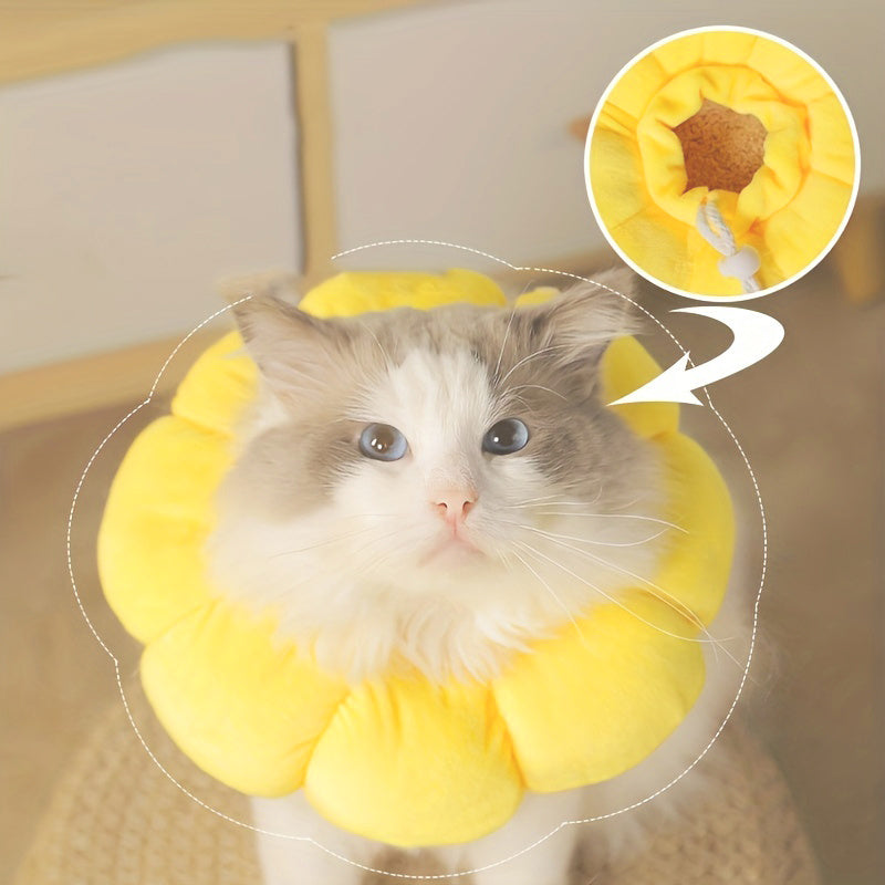 Cat Small Dog Recovery Collar, After Surgery, Adjustable Pet E Collar, Wound Healing Protective For Small Pets