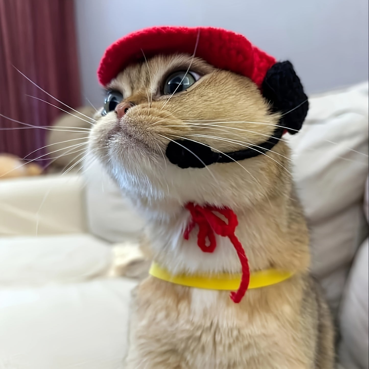Handmade Cat/Dog Restaurant Manager/Shift Leader Pet Costume