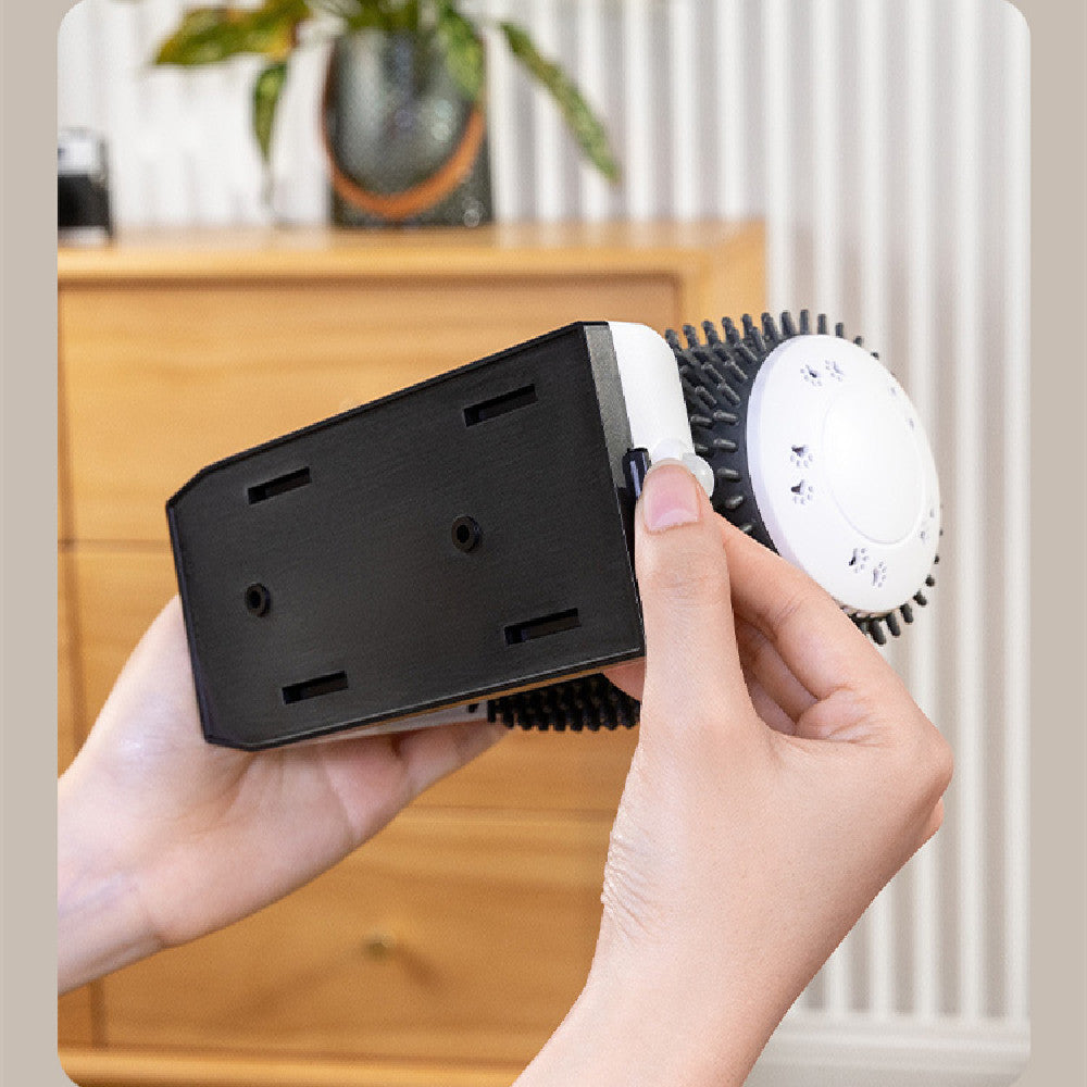 Automatic Self Groomer Wall Corner Brushes Soft Cat Corner Scratcher