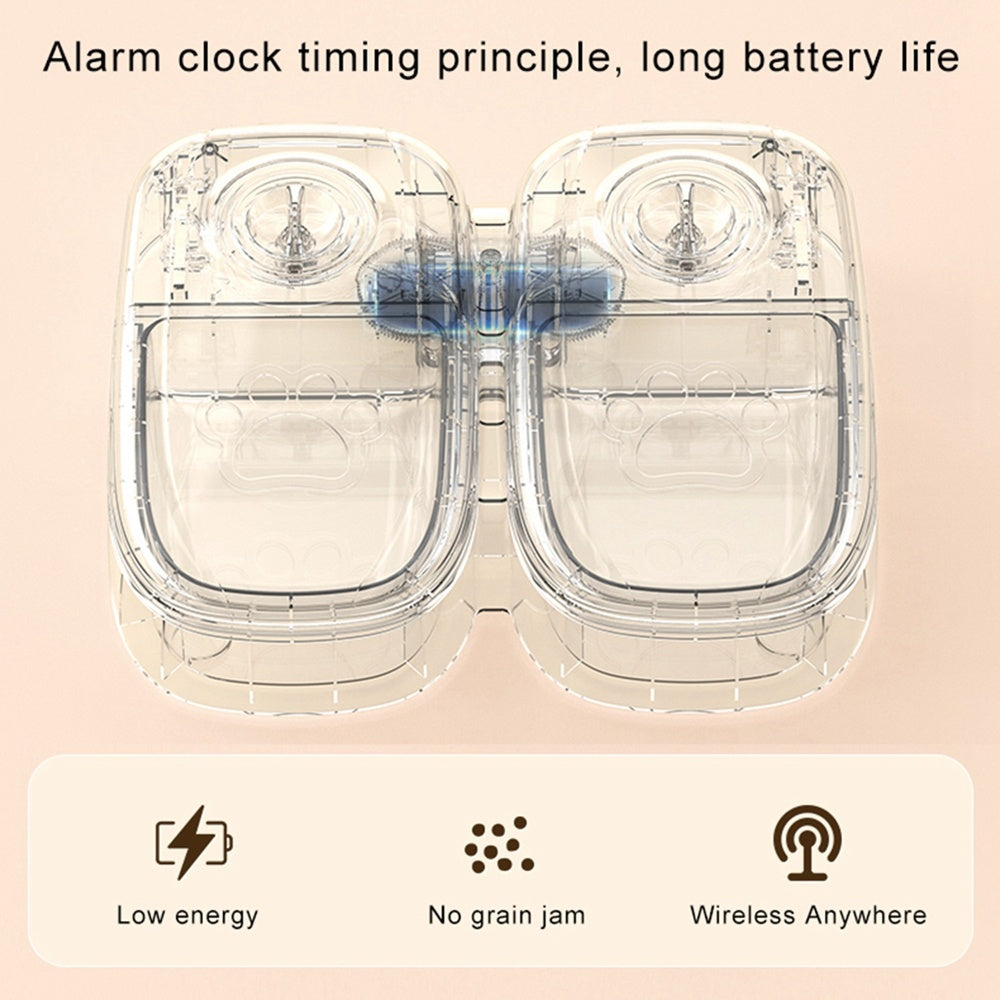 Automatic Pet Feeder Smart Food Dispenser For Cats Dogs Timer Stainless