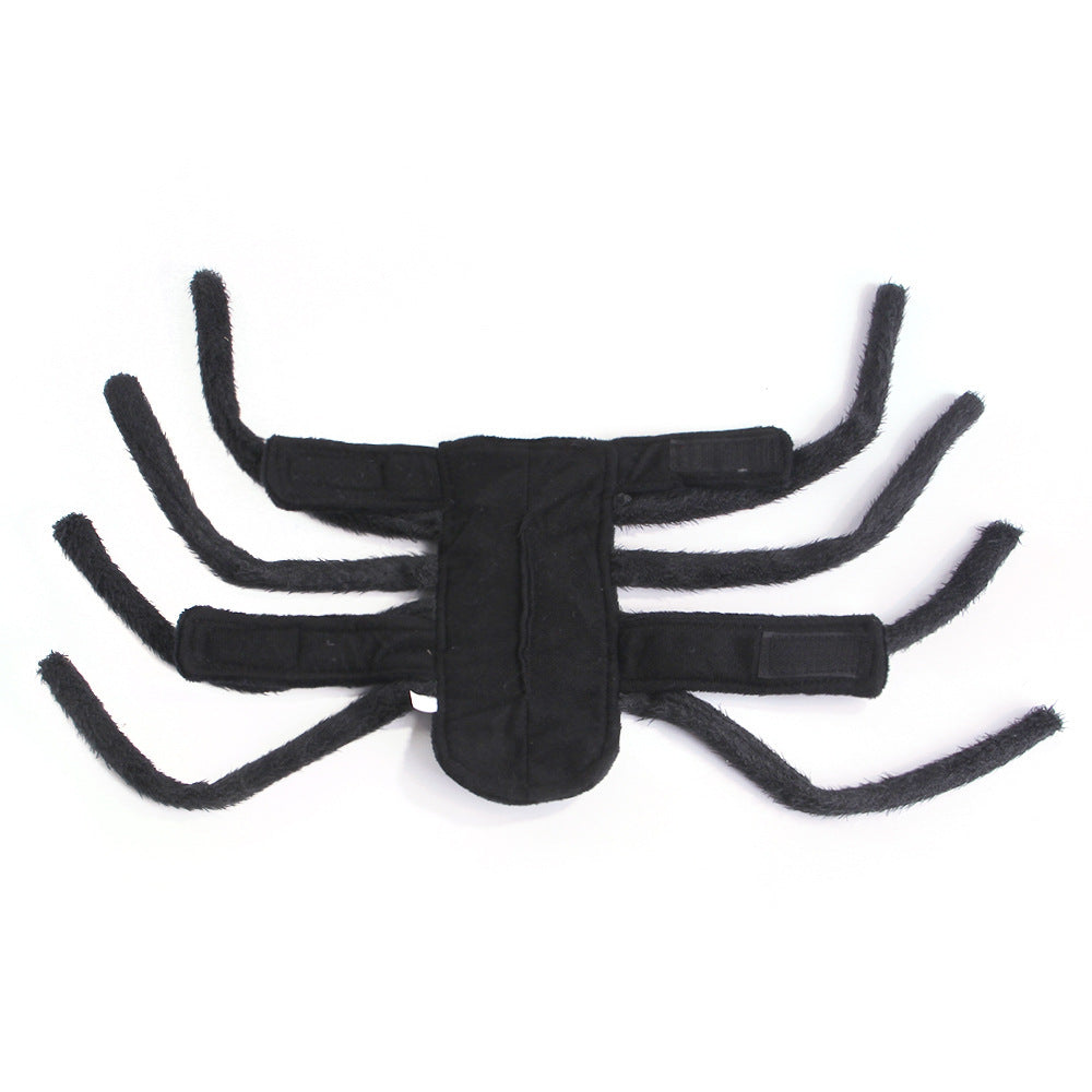 Pet Halloween Funny Spider Chest Back Creative Cat Dog Small Dog Transformation Costume