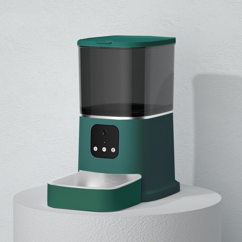 Pet Automatic Feeder Large Capacity Smart Voice Recorde With WiFi Pet Bowl