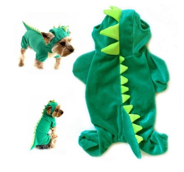 Pet Dog Halloween Dinosaur Dress Up