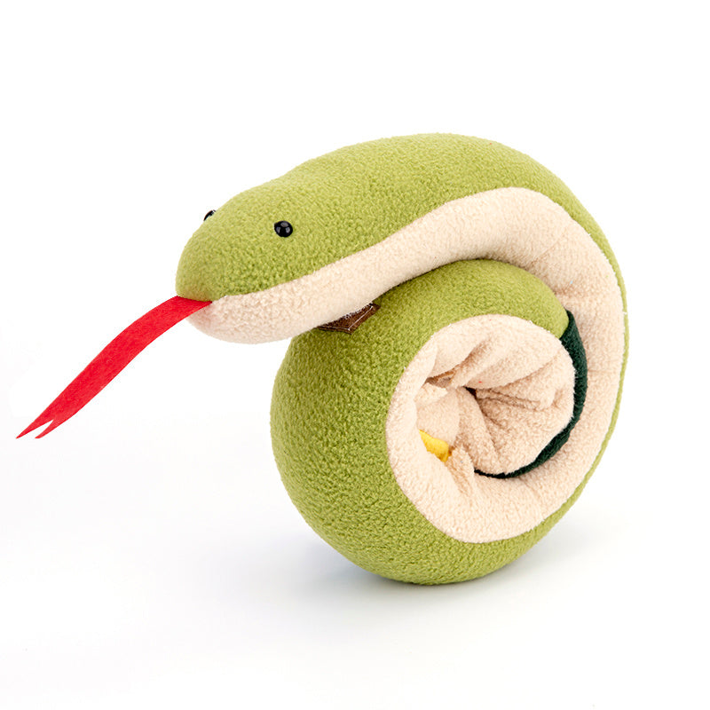Snake Snuffle Toy For Dogs Pet Slow Feeder, Feeder , Nose work Toys, Dog Enrichment Puzzle