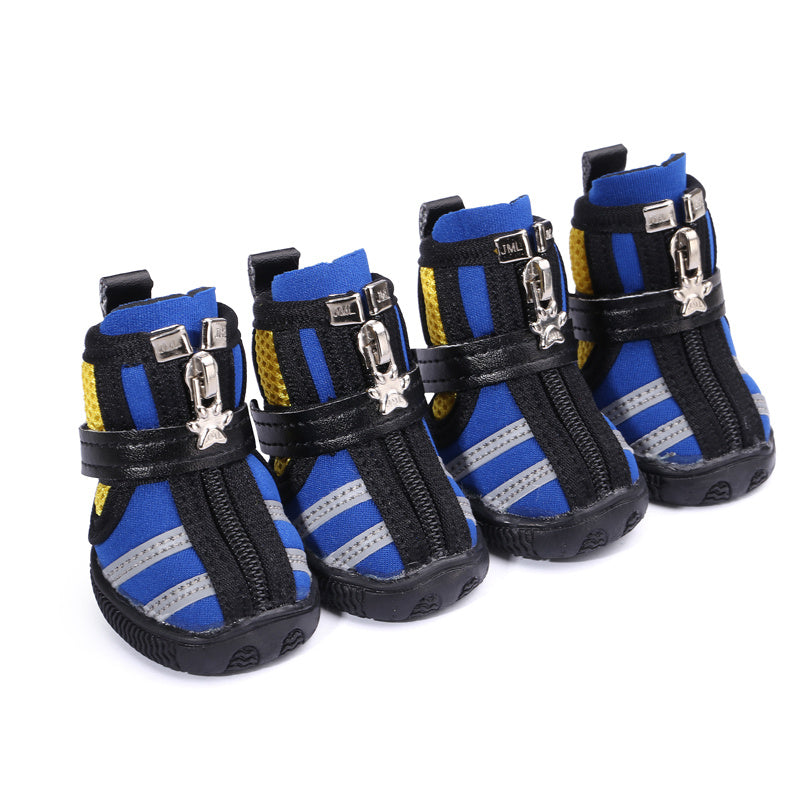 Camel Sports Style Indoor And Outdoor Pet Shoes Diving Fabric Dog Running Shoes