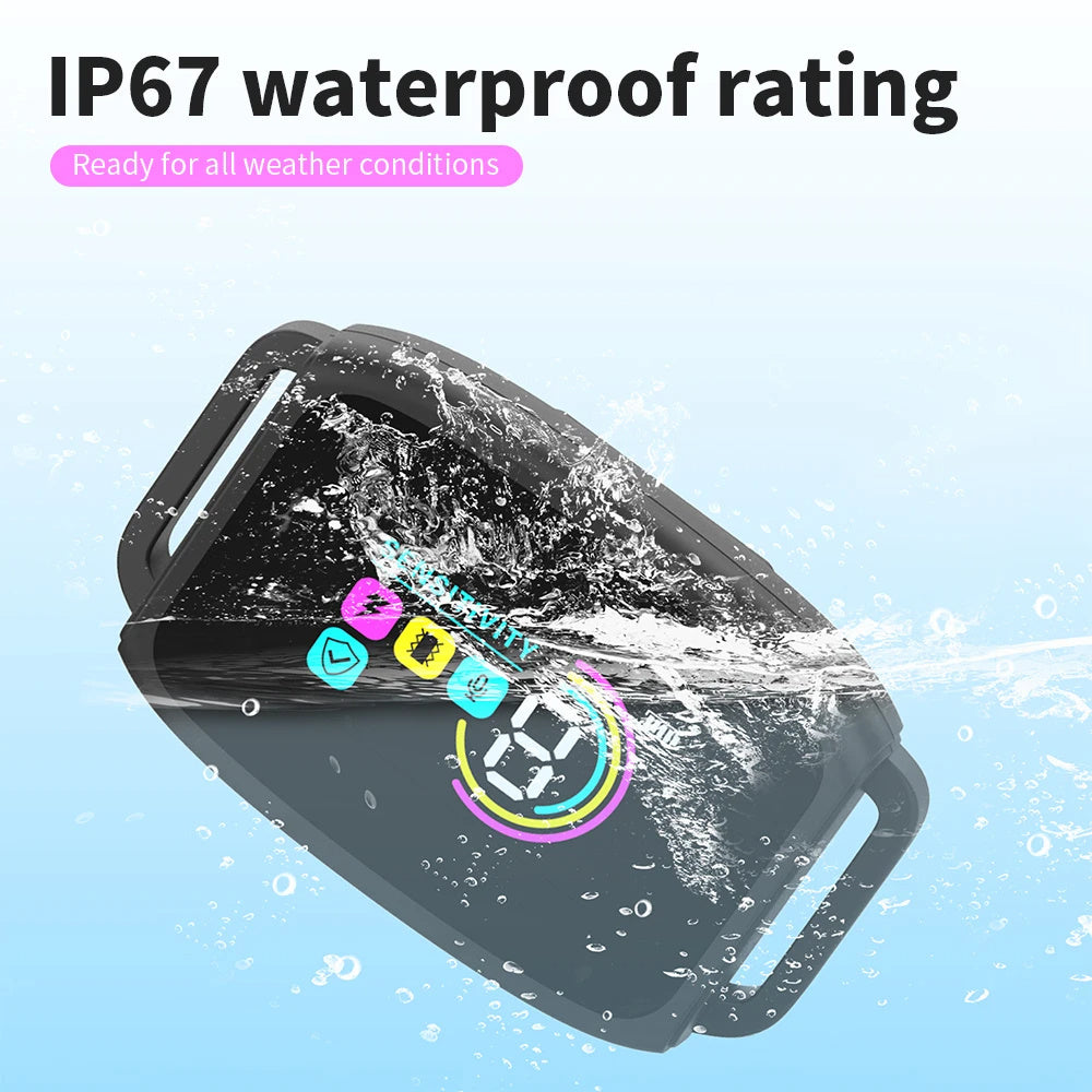 Smart Automatic Anti Barking Dog Collar Rechargeable HD Digital Display IP67 Waterproof