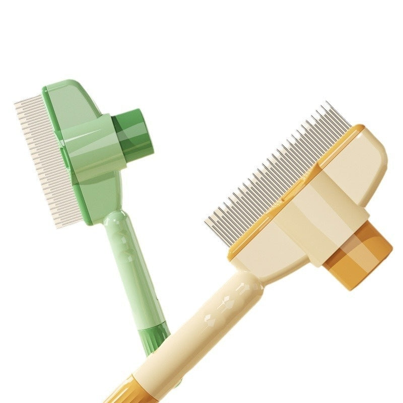 Professional Pet Comb For Dogs And Cats With Release Button Durable Grooming