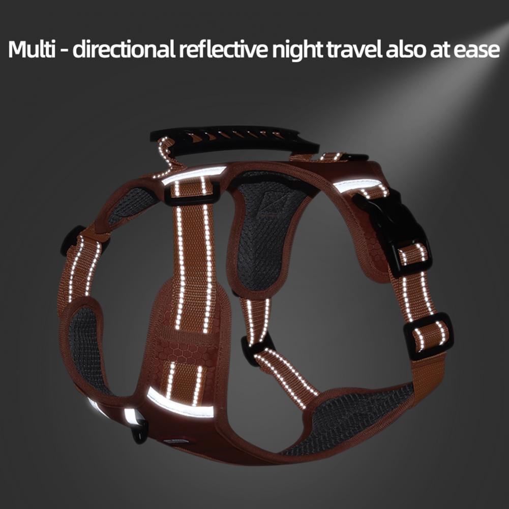 No Pull Breathable Reflective Pet Harness Vest For Small Large Dog Outdoor Running Dogs Training Accessories