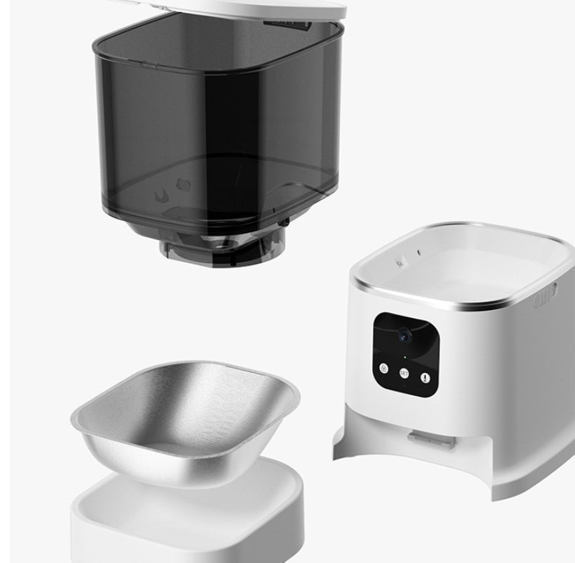 Pet Automatic Feeder Large Capacity Smart Voice Recorde With WiFi Pet Bowl