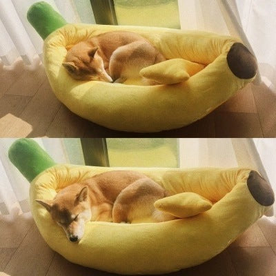 Washable Pet Banana Kennel Pet Pad/Bed