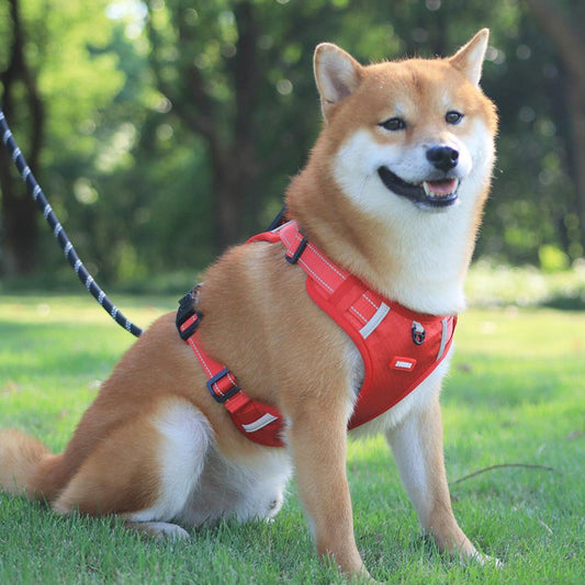 No Pull Breathable Reflective Pet Harness Vest For Small Large Dog Outdoor Running Dogs Training Accessories